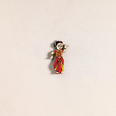 Handpainted Dancing Doll Fridge Magnet 22