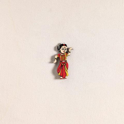 Handpainted Dancing Doll Fridge Magnet 22