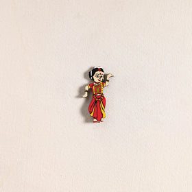 Handpainted Dancing Doll Fridge Magnet 22