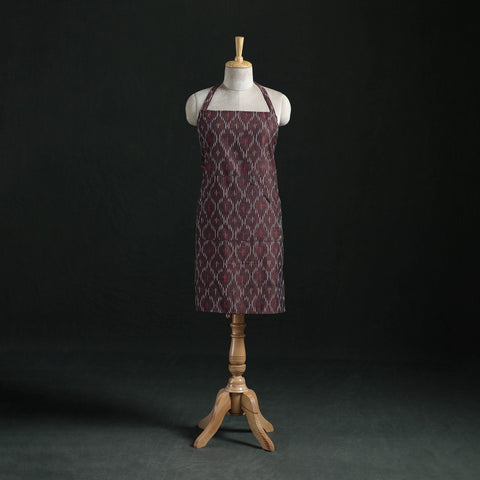 Pochampally Ikat Weave Cotton Apron with Pocket 27
