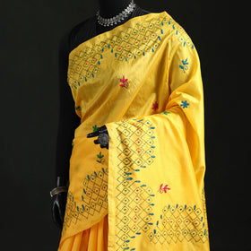 Hand Embroidered Silk Saree 51