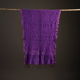 Kutch Bandhani Dupatta in Chanderi Silk 07