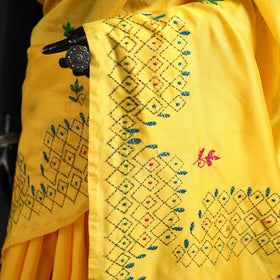 Hand Embroidered Silk Saree 51