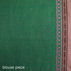 Green - Bengal Handwoven Cotton Begumpuri Saree 09