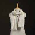 Pyramid Zari Weave Fine Wool Stole for Women 59