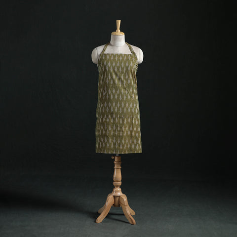 Pochampally Ikat Weave Cotton Apron with Pocket 28