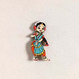 Handpainted Dancing Doll Fridge Magnet 24