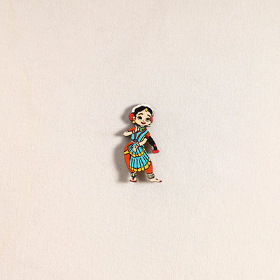 Handpainted Dancing Doll Fridge Magnet 24