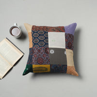 Multicolor - Handcrafted Patchwork Cushion Cover 12