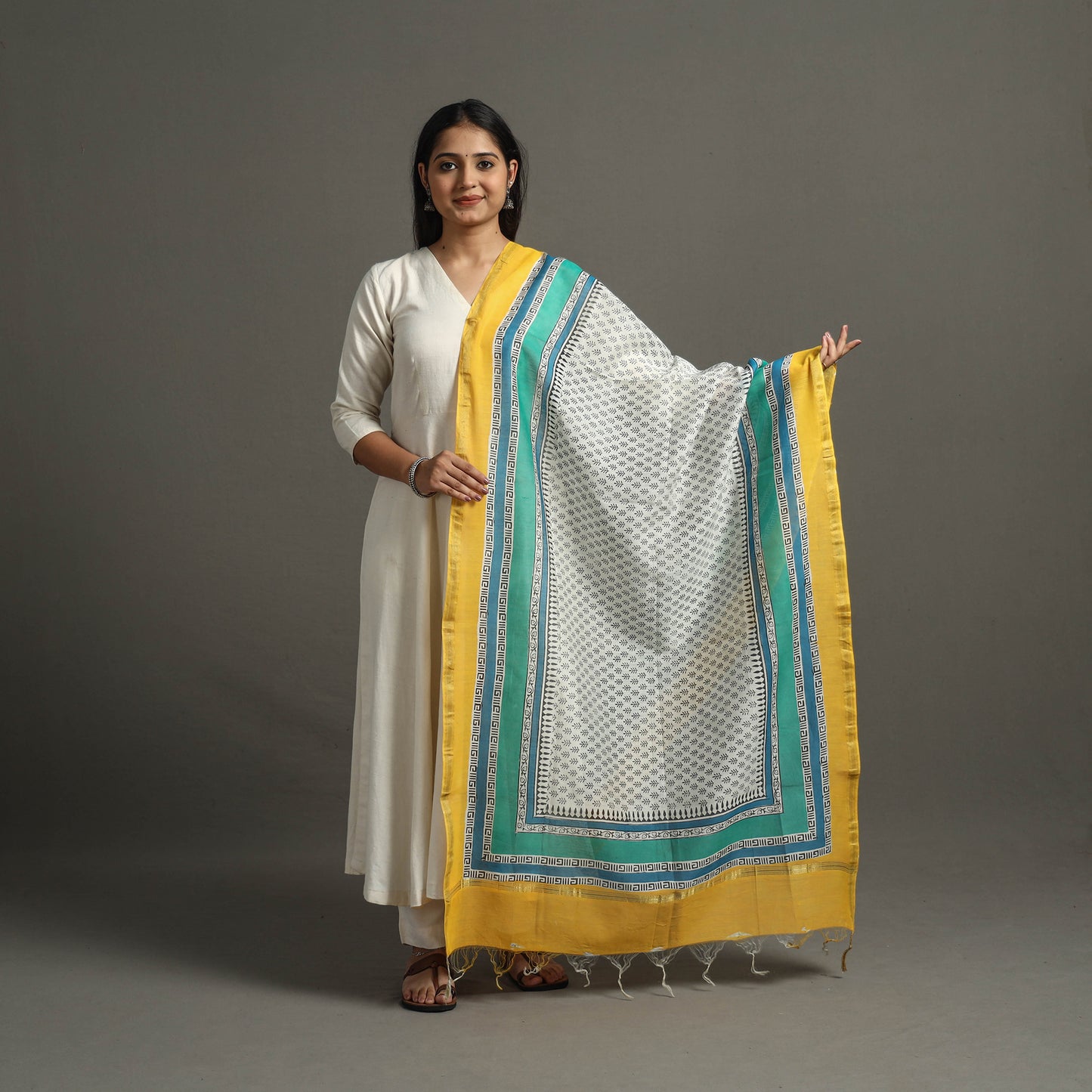 Sanganeri Dupatta 