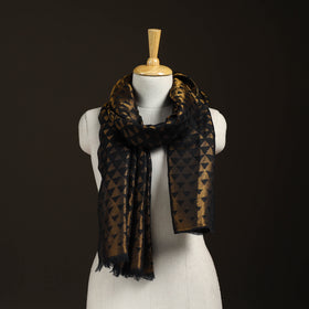 Pyramid Zari Weave Fine Wool Stole for Women 61