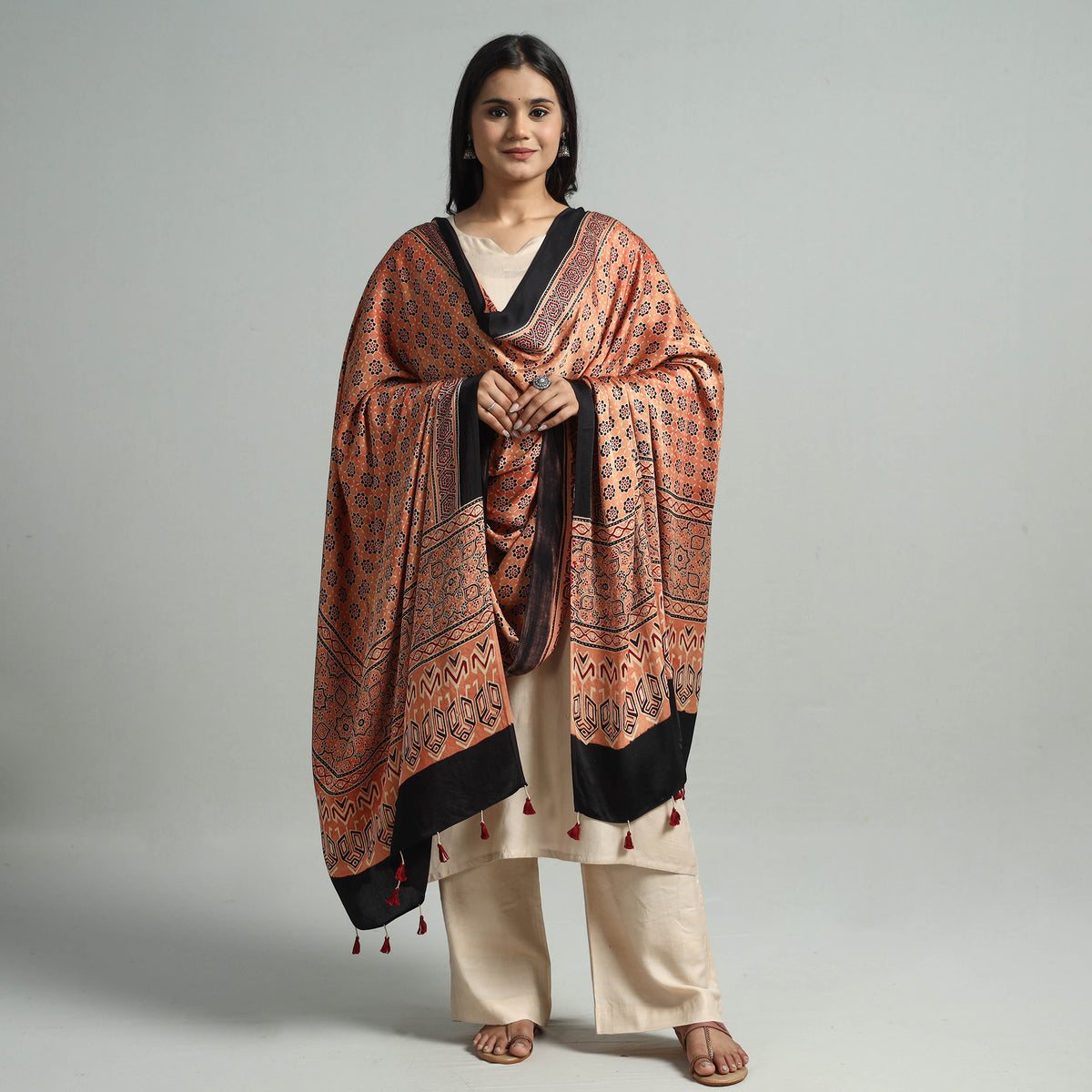 Ajrakh Dupatta