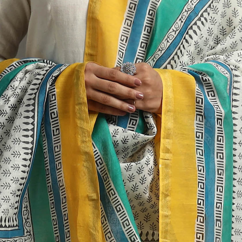 Sanganeri Dupatta 