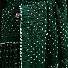 Kutch Bandhani Tie-Dye Cotton Saree 28