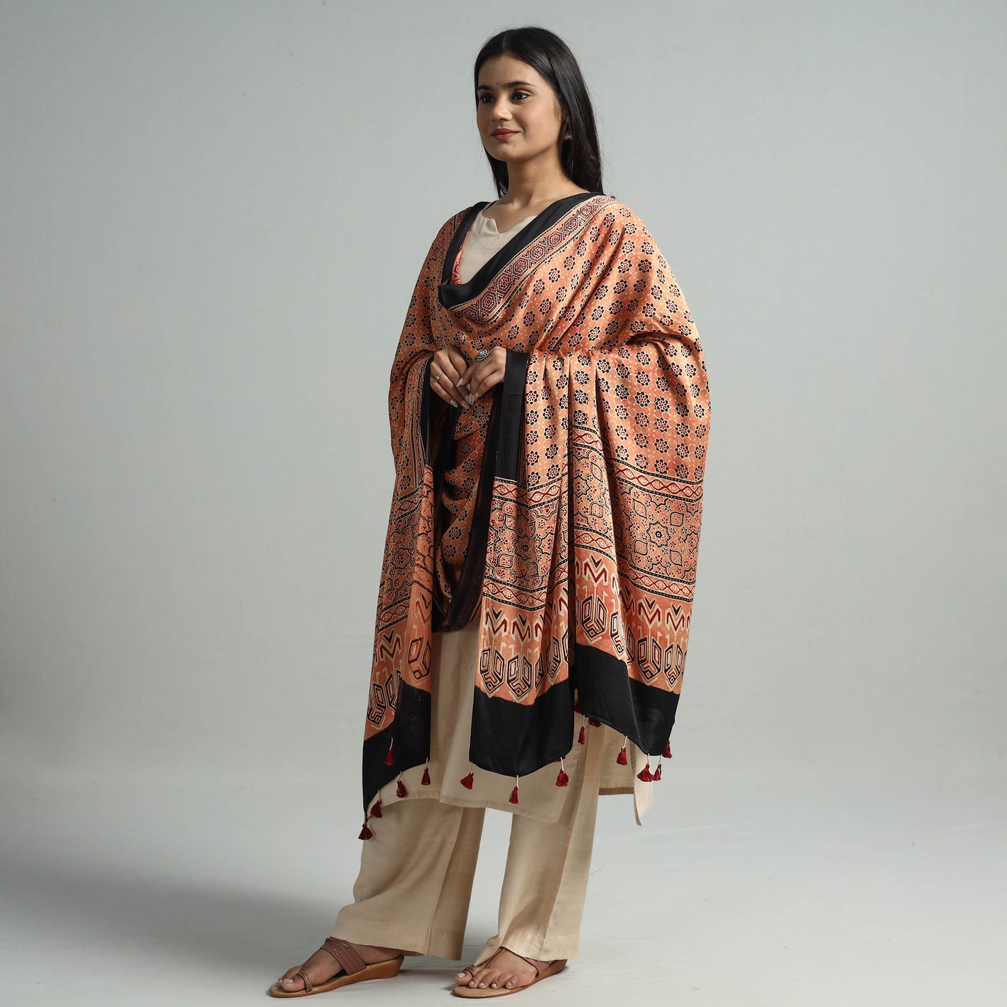 Ajrakh Dupatta