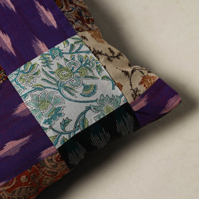 Handcrafted Patchwork Cushion Cover (16 x 16 in) 25