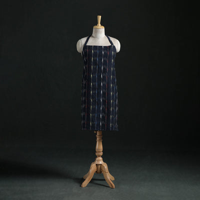 Pochampally Ikat Weave Cotton Apron with Pocket 29
