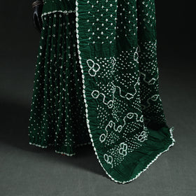 Kutch Bandhani Tie-Dye Cotton Saree 28