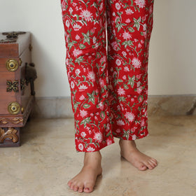 Buy Sanganeri Block Printed Cotton Night Suit Set 04 Online at iTokri.com