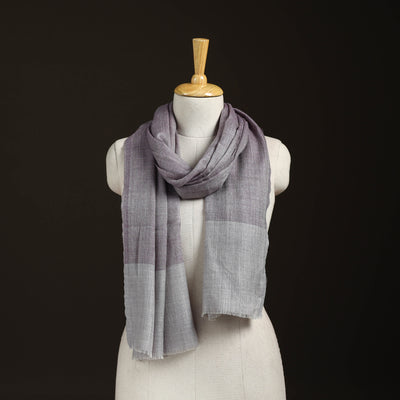 Plain Daimond Weave Fine Wool Stole for Women 63