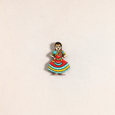 Handpainted Dancing Doll Fridge Magnet 27