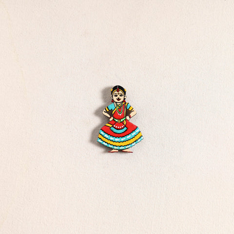 Handpainted Dancing Doll Fridge Magnet 27
