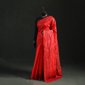 Hand Embroidered Silk Saree 53