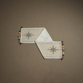 Tribal Hand Embroidered Table Runner by Kamli 09