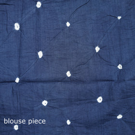 Kutch Bandhani Tie-Dye Cotton Saree 07