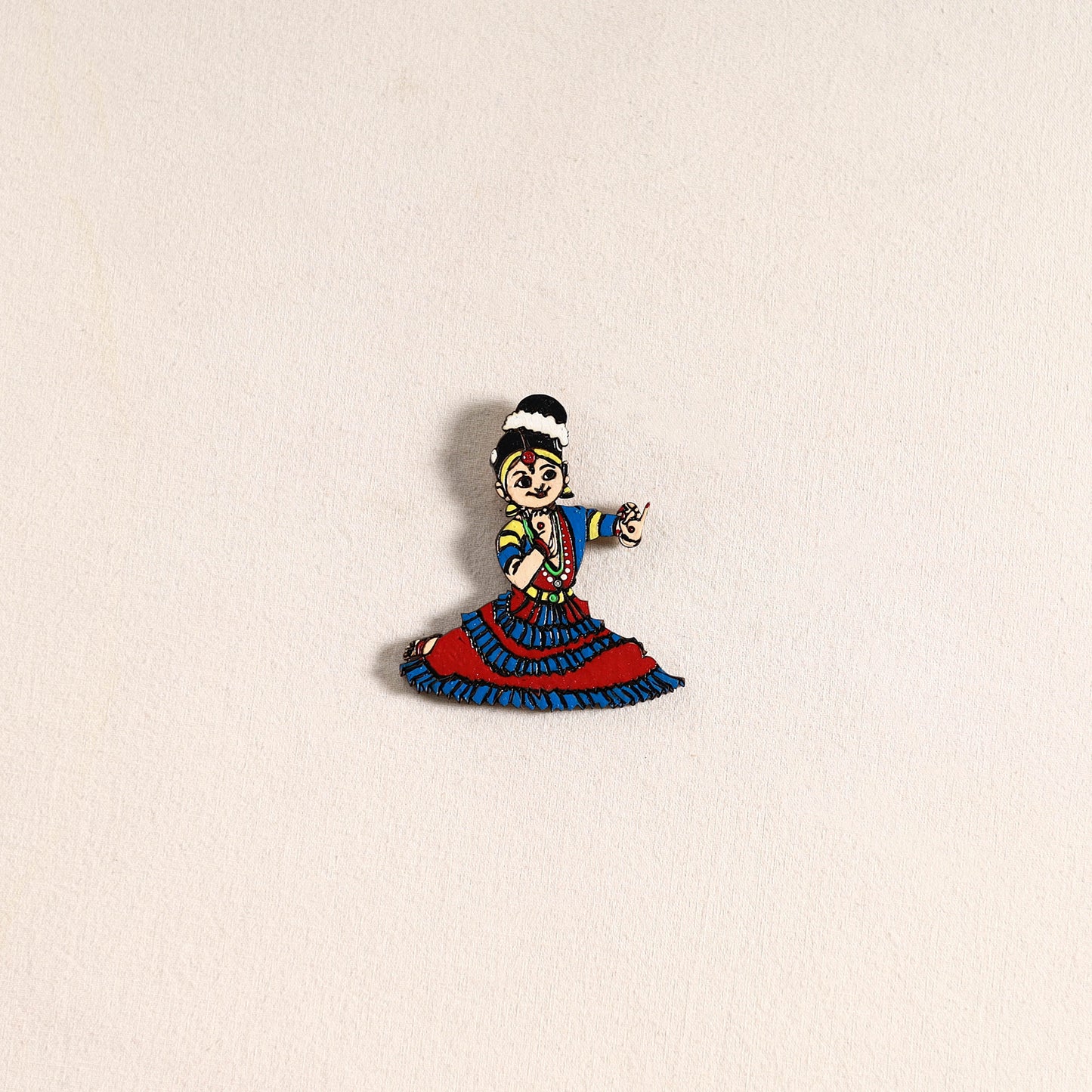 Handpainted Dancing Doll Fridge Magnet 28