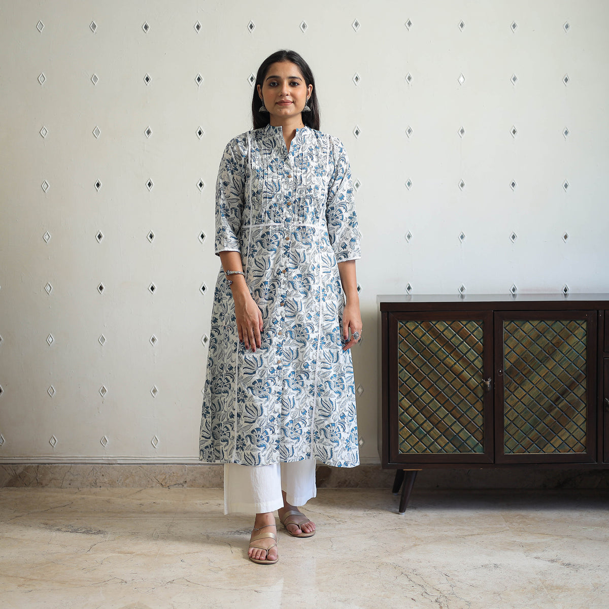 Sanganeri print Kurta