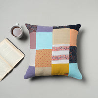 Multicolor - Handcrafted Patchwork Cushion Cover 09