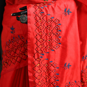 Hand Embroidered Silk Saree 53