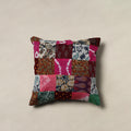 Handcrafted Patchwork Cushion Cover (16 x 16 in) 27