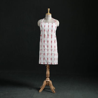 Pochampally Ikat Weave Cotton Apron with Pocket 30