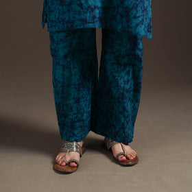 Hand Batik Print Cotton Straight Kurta with Palazzo Set for women 10