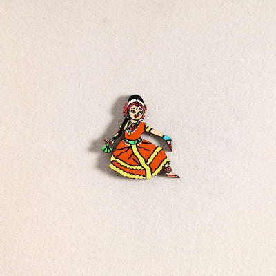 Handpainted Dancing Doll Fridge Magnet 29