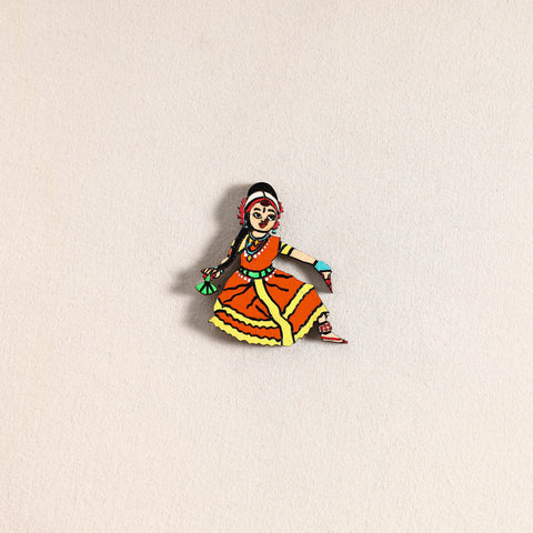 Handpainted Dancing Doll Fridge Magnet 29