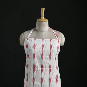 Pochampally Ikat Weave Cotton Apron with Pocket 30