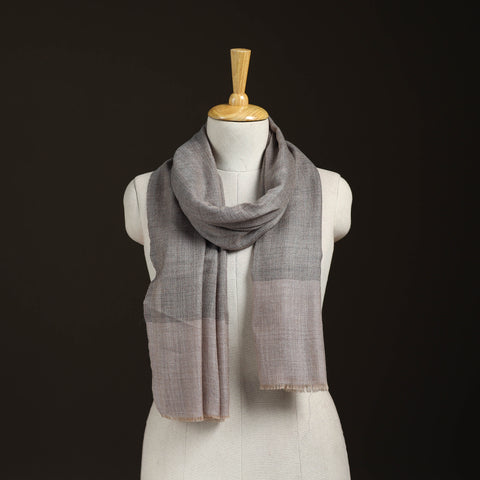 Plain Daimond Weave Fine Wool Stole for Women 65