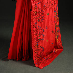 Hand Embroidered Silk Saree 53