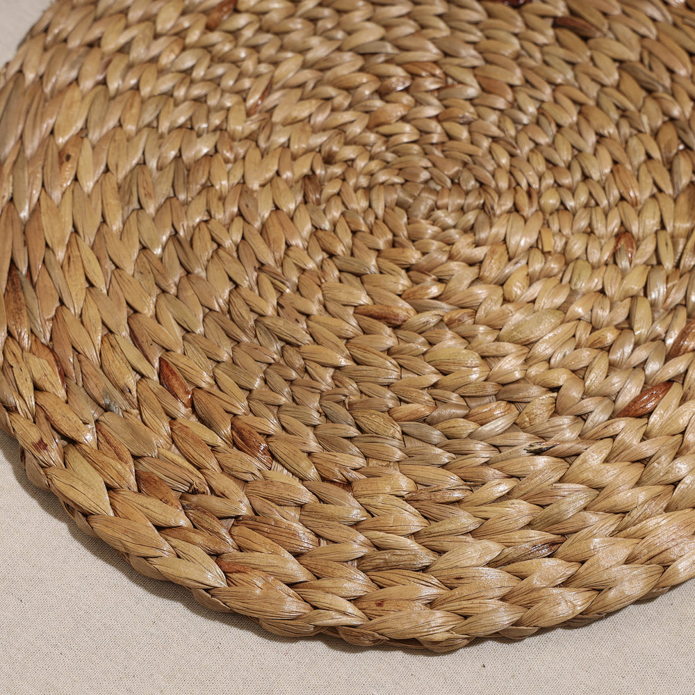 Handmade Organic Water Hyacinth Mat from Assam