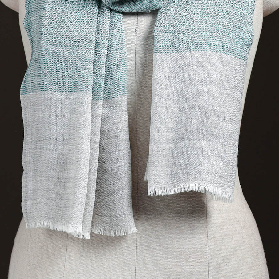 Plain Daimond Weave Fine Wool Stole for Women 67