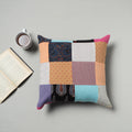 Multicolor - handcrafted patchwork cushion cover 07