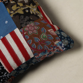 Handcrafted Patchwork Cushion Cover (16 x 16 in) 29