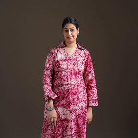 Hand Batik Print Cotton Straight Kurta with Palazzo Set for women 20