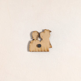 Punjabi Couple Handpainted Fridge Magnet 32