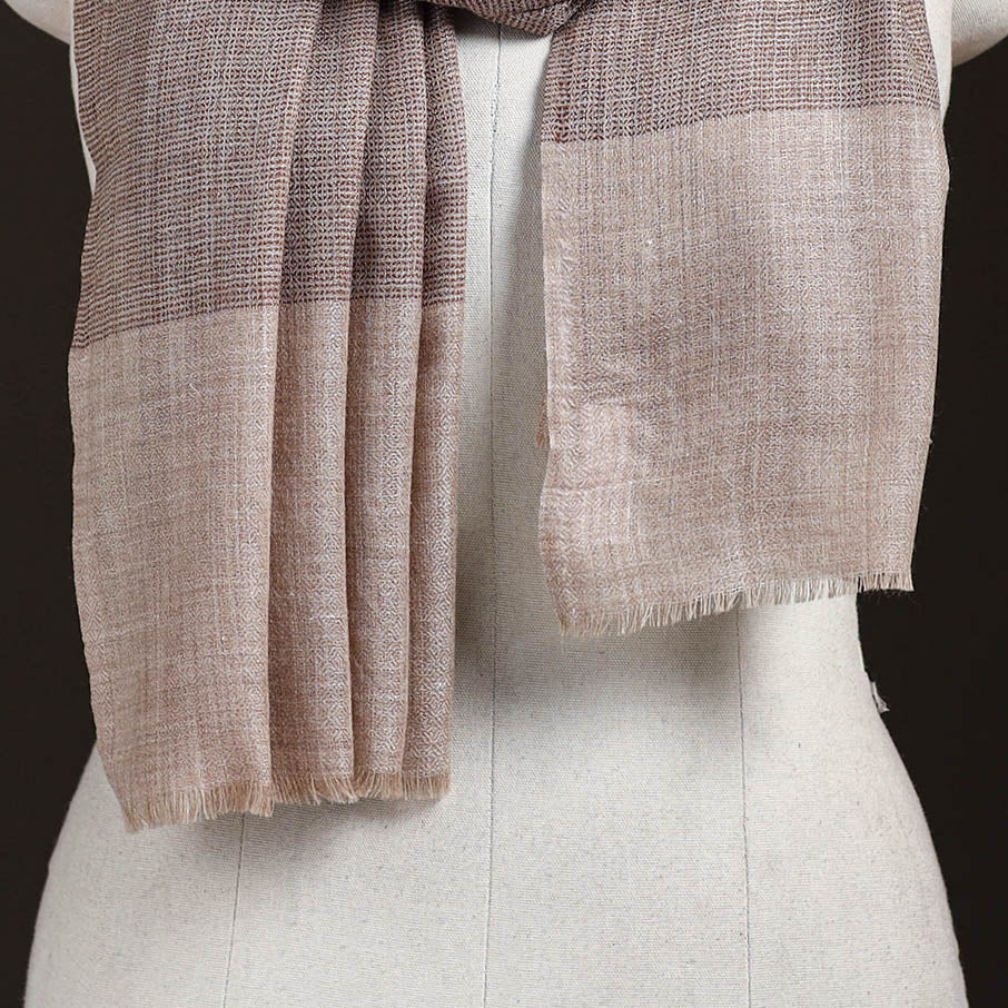 Plain Daimond Weave Fine Wool Stole for Women  71