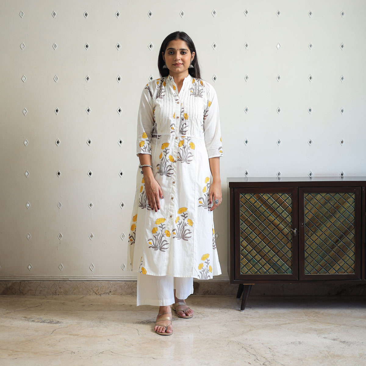 Sanganeri print Kurta