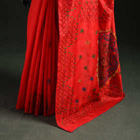 Hand Embroidered Silk Saree 54
